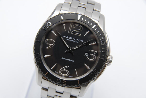 【 N MINT+++ 】 HAMILTON Jazzmaster H377150 45mm Black Dial Automatic Men's Watch