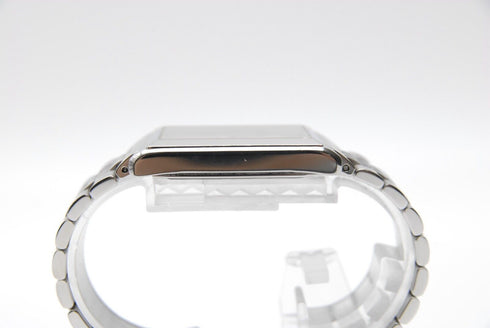 New Battery 【 N MINT- 】 Gucci G Timeless 138.4 Silver Dial QZ Watch from JAPAN