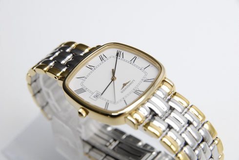 【 Near MINT+ 】 LONGINES L4.761.2 31mm Date White Dial Quartz Men's Watch
