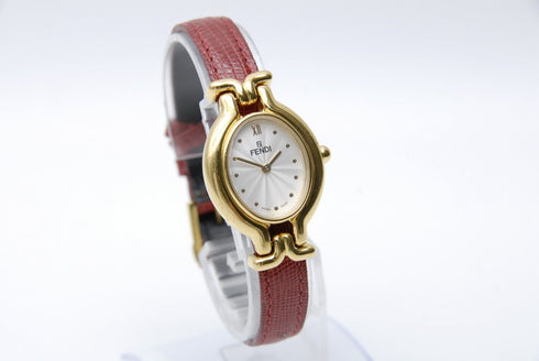 【N MINT w/ BOX】 FENDI Chameleon 640L 24mm Change Belt 5 Colors Qz Women's Watch