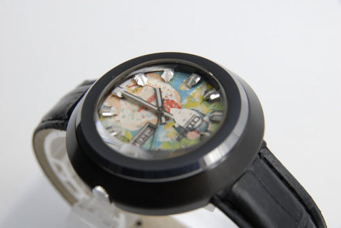 1972y 【 N MINT- 】 Vintage Citizen Custom V2 Blackie 4-650972 UKIYOE AT 21J JAPAN