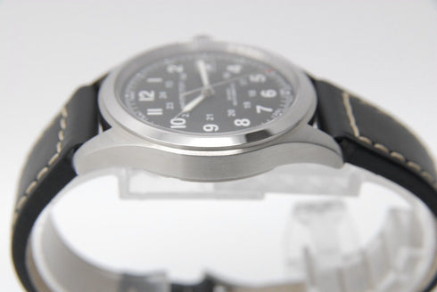 【 BOXED MINT 】 Hamilton Khaki H704551 Black Dial Date AT Men's Watch from JAPAN