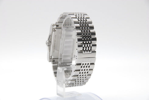 New Battery 【 N MINT- 】 Gucci G Timeless 138.4 Silver Dial QZ Watch from JAPAN