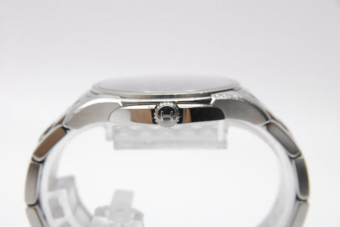 【 N MINT- 】 HAMILTON Jazzmaster H324110 37mm Date Black Dial Quartz Men's Watch