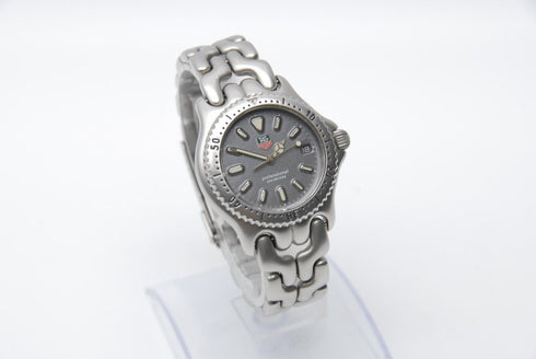 【 N MINT 】 TAG Heuer SEL S99.213K Date Gray Dial QZ Men's Wrist Watch from JAPAN