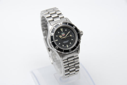 【 EXC++++ 】 TAG Heuer Professional 973-008F Black Dial Quartz Watch from JAPAN