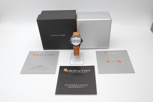 【 MINT w/ BOX 】 HAMILTON Khaki Air H745920 40mm Chronograph Quartz Men's Watch