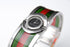【 BOXED EXC+5 】 Gucci Twirl Red & Green112 Black Dial Quartz Watch from JAPAN