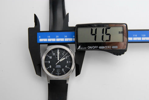 【 EXC+4 】 ORIS BC3 7534 Day/Date 42mm Black Dial Automatic Men's Watch from JPN
