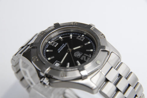 【EXC+5】 TAG Heuer Professional WN1110 Date Black Dial Quartz Men's Watch from JP