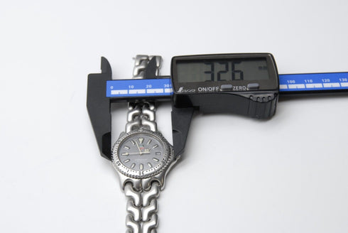 【 N MINT 】 TAG Heuer SEL S99.213K Date Gray Dial QZ Men's Wrist Watch from JAPAN