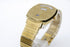 New Battery 【 BOXED TOP MINT 】 Gucci 157.4 YA157403 Gold Dial Quartz from JAPAN