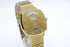 New Battery 【 BOXED TOP MINT 】 Gucci 157.4 YA157403 Gold Dial Quartz from JAPAN