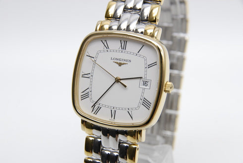 【 Near MINT+ 】 LONGINES L4.761.2 31mm Date White Dial Quartz Men's Watch