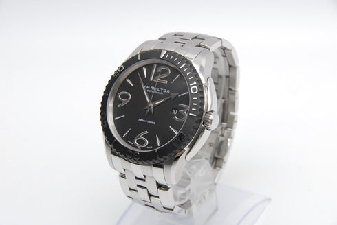 【 N MINT+++ 】 HAMILTON Jazzmaster H377150 45mm Black Dial Automatic Men's Watch