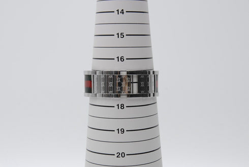 【 BOXED EXC+5 】 Gucci Twirl Red & Green112 Black Dial Quartz Watch from JAPAN