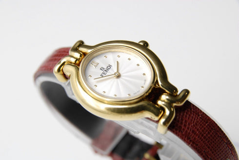 【N MINT w/ BOX】 FENDI Chameleon 640L 24mm Change Belt 5 Colors Qz Women's Watch