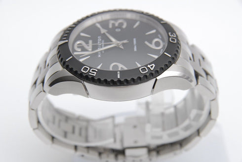 【 N MINT+++ 】 HAMILTON Jazzmaster H377150 45mm Black Dial Automatic Men's Watch