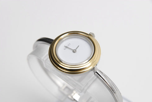 Silver 【 EXC+5 w/Box 】 GUCCI 11/12.2 Change Bezel 26mm 12 Color Qz Women's Watch