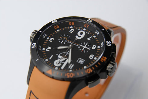 【 MINT w/ BOX 】 HAMILTON Khaki Air H745920 40mm Chronograph Quartz Men's Watch
