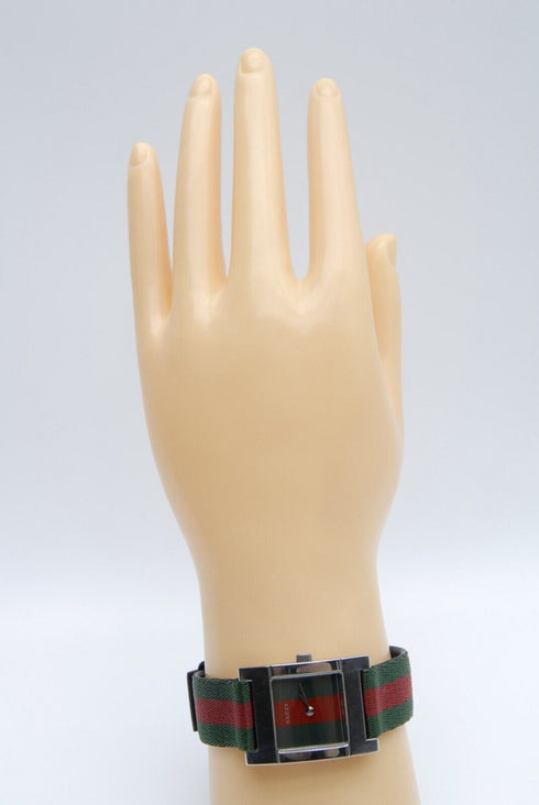 【 EXC+5 】 GUCCI 7700L Green & Red Dial 3 ATM W.R Quartz 24mm Women's WatchJAPAN