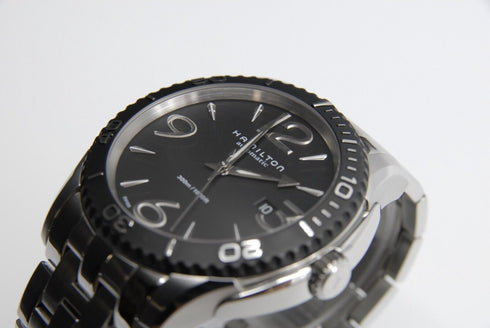 【 N MINT+++ 】 HAMILTON Jazzmaster H377150 45mm Black Dial Automatic Men's Watch
