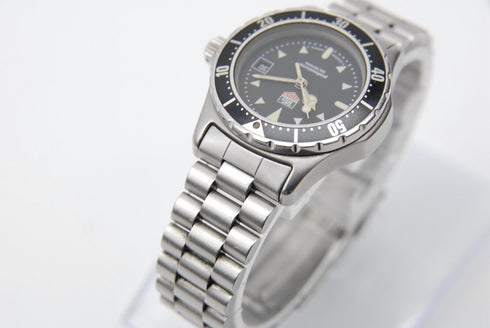 【 EXC++++ 】 TAG Heuer Professional 973-008F Black Dial Quartz Watch from JAPAN