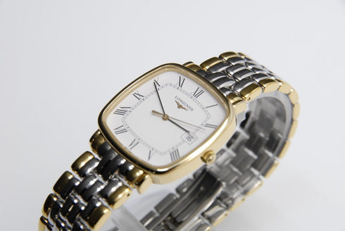 【 Near MINT+ 】 LONGINES L4.761.2 31mm Date White Dial Quartz Men's Watch
