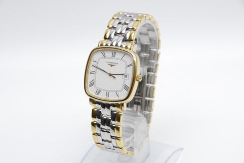 【 Near MINT+ 】 LONGINES L4.761.2 31mm Date White Dial Quartz Men's Watch