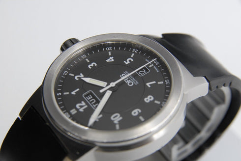 【 EXC+4 】 ORIS BC3 7534 Day/Date 42mm Black Dial Automatic Men's Watch from JPN