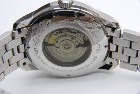【 N MINT+++ 】 HAMILTON Jazzmaster H377150 45mm Black Dial Automatic Men's Watch