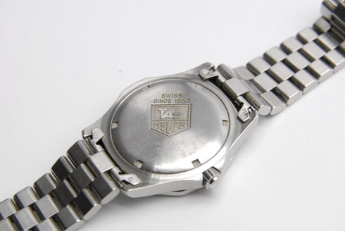 【EXC+5】 TAG Heuer Professional WN1110 Date Black Dial Quartz Men's Watch from JP