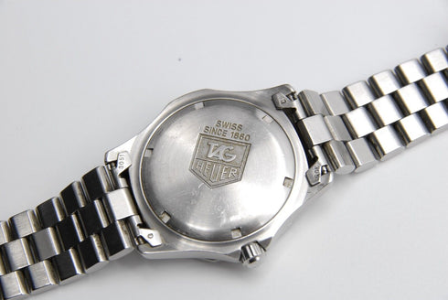 【EXC+5】 TAG Heuer Professional WN1110 Date Black Dial Quartz Men's Watch from JP