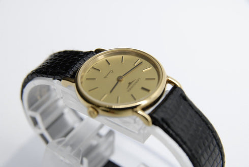 【 BOXED N MINT 】 Vintage Longines 153 6771 Gold Dial QZ Women's Watch from JAPAN