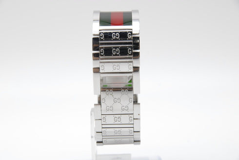 【 BOXED EXC+5 】 Gucci Twirl Red & Green112 Black Dial Quartz Watch from JAPAN