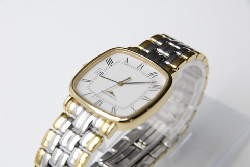 【 Near MINT+ 】 LONGINES L4.761.2 31mm Date White Dial Quartz Men's Watch