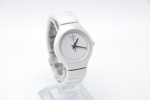Rare!! 【 N MINT 】 Rado DiaStar Jubile 318.0696.3 White Dial QZ Watch from JAPAN