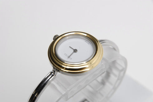 Silver 【 EXC+5 w/Box 】 GUCCI 11/12.2 Change Bezel 26mm 12 Color Qz Women's Watch