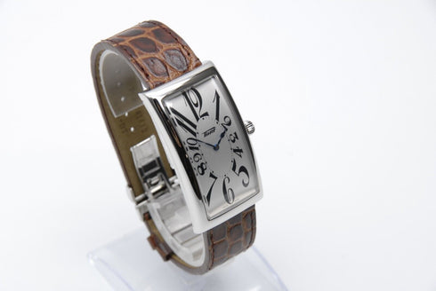 New Batt. 【 BOXED A MINT 】 Tissot Banana T117509A Quartz 26mm Men's Silver Watch