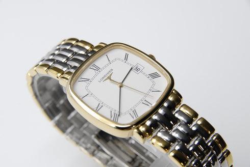 【 Near MINT+ 】 LONGINES L4.761.2 31mm Date White Dial Quartz Men's Watch