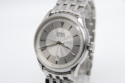 【 A MINT 】 Oris Artelier 01 733 7591 4051 Date Automatic Men's Watch from JAPAN