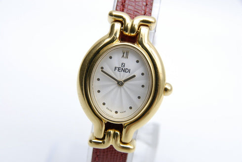 【N MINT w/ BOX】 FENDI Chameleon 640L 24mm Change Belt 5 Colors Qz Women's Watch