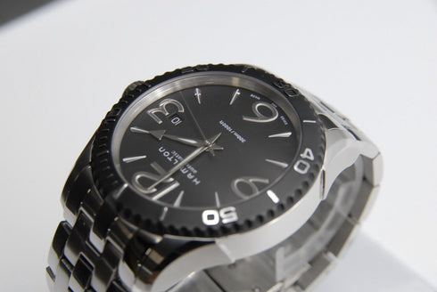 【 N MINT+++ 】 HAMILTON Jazzmaster H377150 45mm Black Dial Automatic Men's Watch