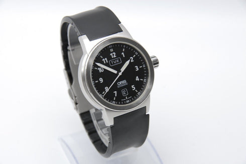 【 EXC+4 】 ORIS BC3 7534 Day/Date 42mm Black Dial Automatic Men's Watch from JPN