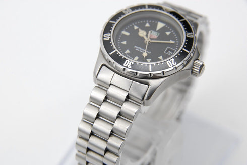 【 EXC++++ 】 TAG Heuer Professional 973-008F Black Dial Quartz Watch from JAPAN