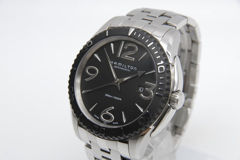 【 N MINT+++ 】 HAMILTON Jazzmaster H377150 45mm Black Dial Automatic Men's Watch